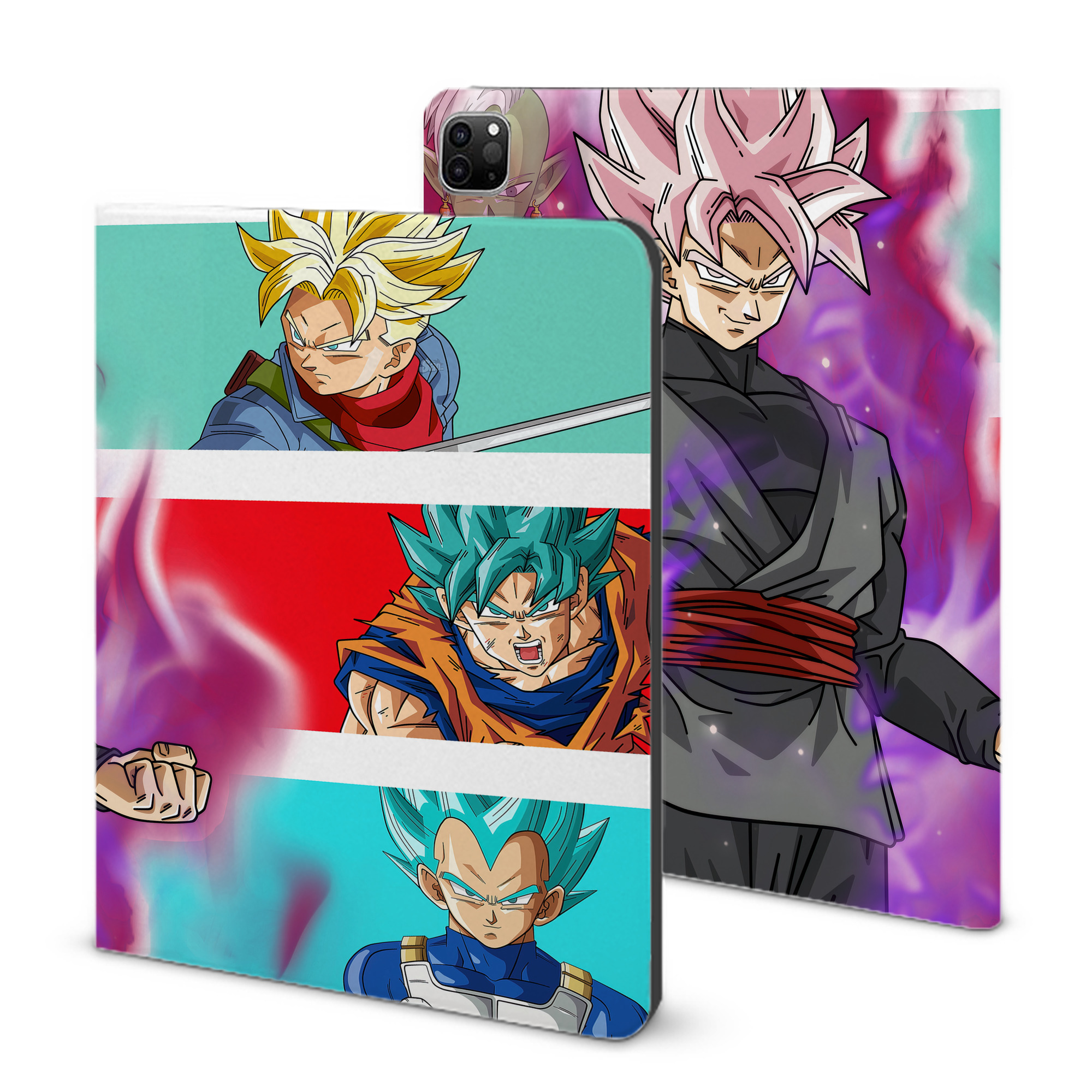 （画像用） ドラゴンボール DRAGON BALL IPad ケース ブック型 PUレザー TPU 耐衝撃 軽量 薄型 ペン収納なし 全面保護 IPad 各モデル対応